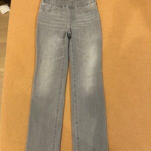 Chico's Classic Gray Straight Leg Jeans